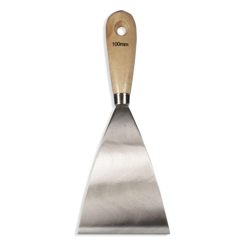 Art. 960 Spatola Professionale in Acciaio con Manico in Legno