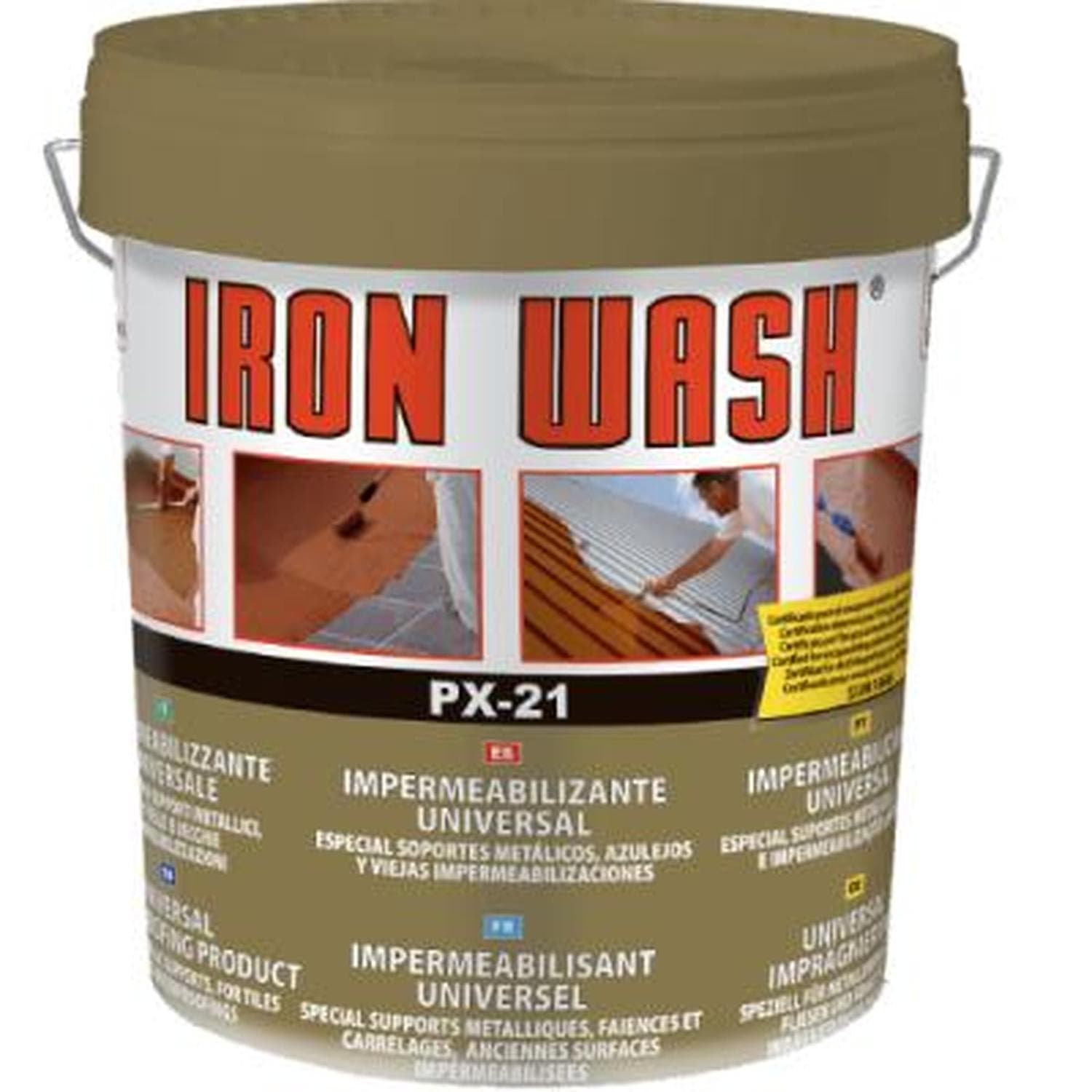 Iron wash lt 15. bianco art. PX-21