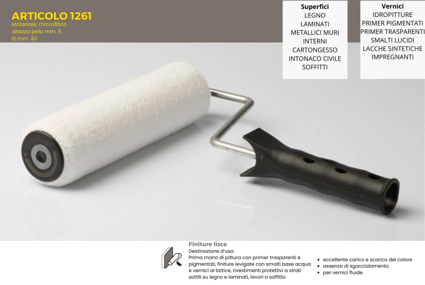 Art. 1261 Rullo Microfibra Ø43