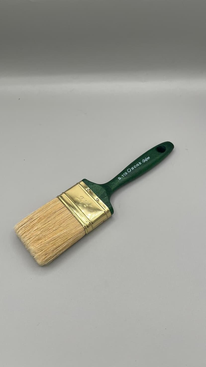 Art. 119 Pennellessa Setola Chiara Manico Legno mis. 2½" – Fine Serie