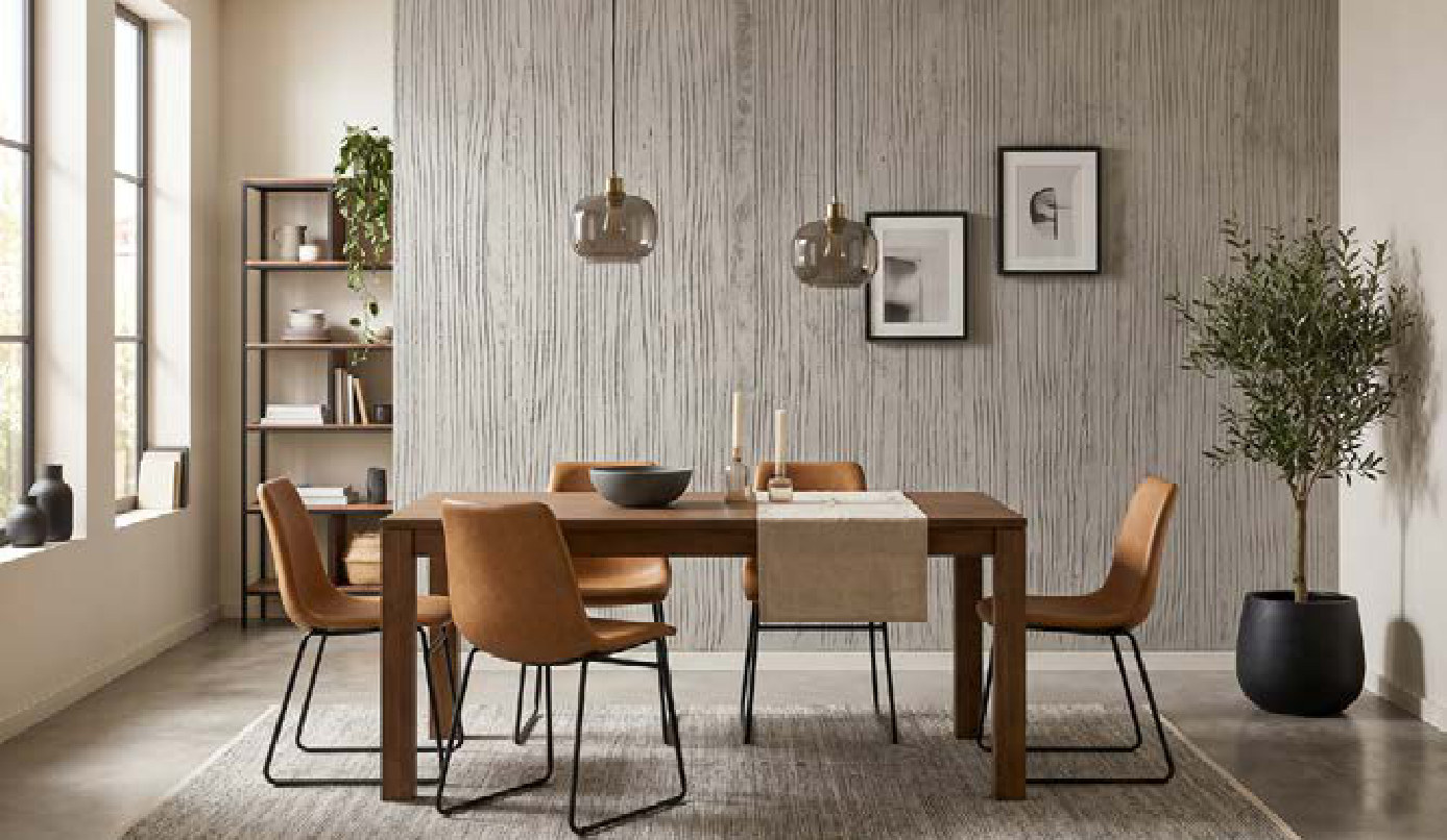 Effetto decorativo ottenuto con Art. 4640 Rullo Plastic