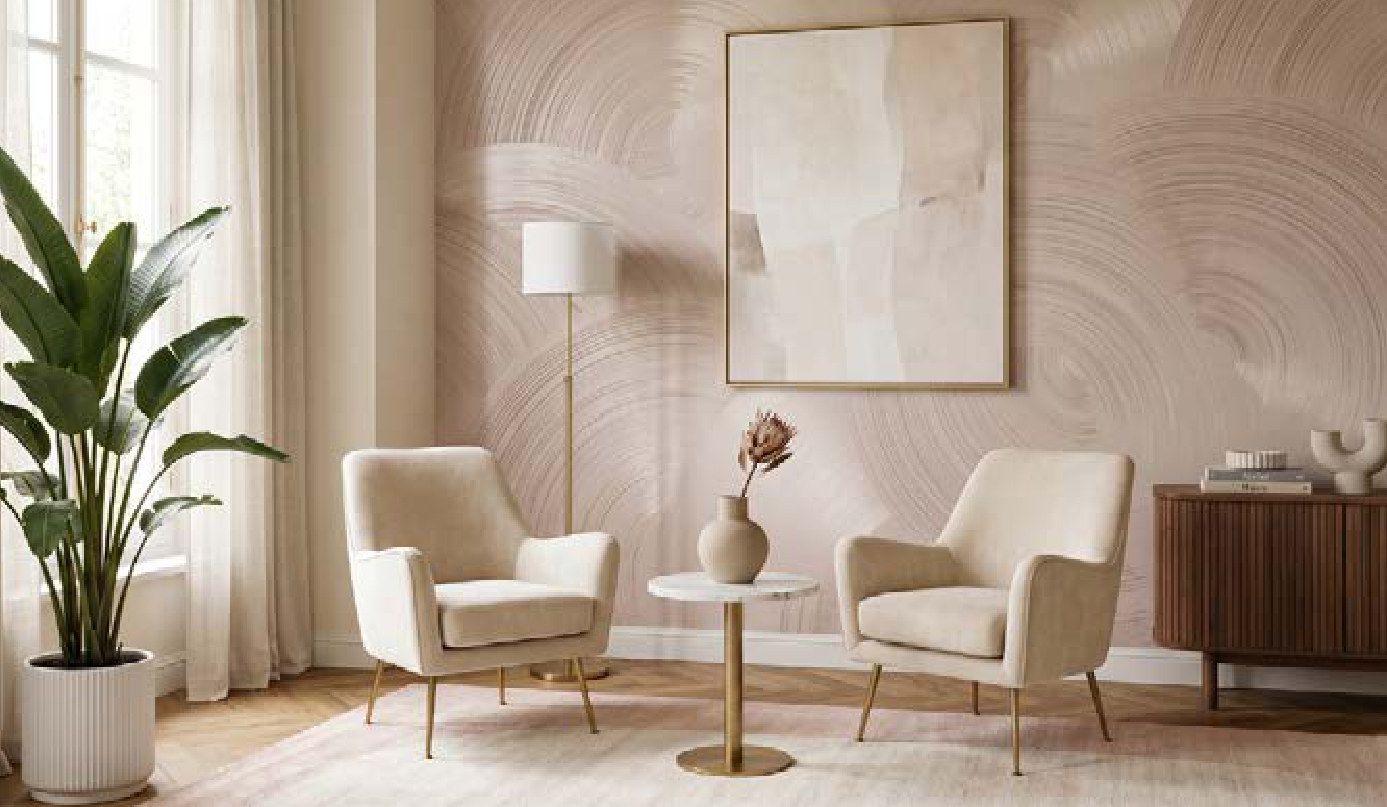 Effetto decorativo ottenuto con Art. 4680 Spalter Strip